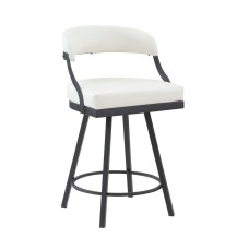 Gabrial Swivel Stools - White